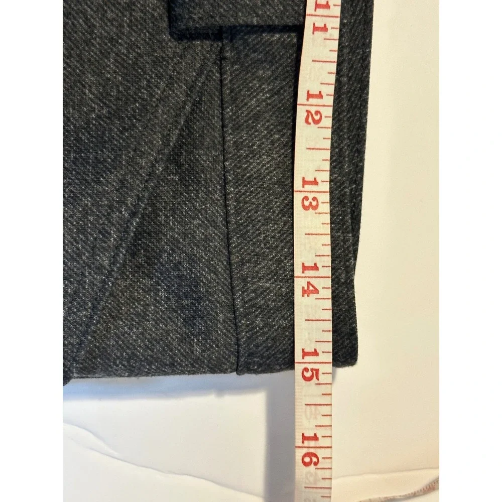 Calvin Klein Women's Slim Fit Heathered Charcoal Gray Dress‎ Pants Size 4